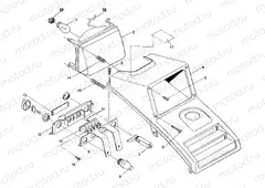 HEADLIGHT ASSEMBLY 250 4x4 / W928127 (4922872287A011) | HEADLIGHT ASSEMBLY 250 4x4 / W928127 (4922872287A011)