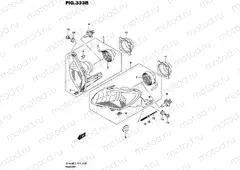 HEADLIGHT (LT-A400FZL5 P17)