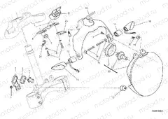 HEADLIGHT [MOD:M 1200S;XST:AUS,BRA,CHN,EUR,FRA,JAP,TWN]