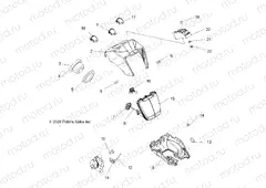 HEADLIGHT POD and SPEEDOMETER - A07MH50AB/AL/AQ/AX/AY/AZ/MN50AF/AN/AT/AY (49ATVHEADLIGHT500EFI) | HEADLIGHT POD and SPEEDOMETER - A07MH50AB/AL/AQ/AX/AY/AZ/MN50AF/AN/AT/AY (49ATVHEADLIGHT500EFI)