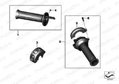 Heated handlebar grips