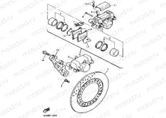 HINTERRAD BREMSSATTEL