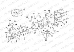 Horizontal cylinder assembly