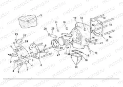 Horizontal cylinder assembly