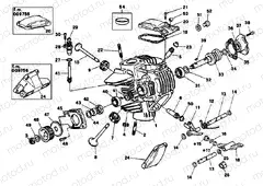 HORIZONTAL CYLINDER HEAD » VALVE DRIVE