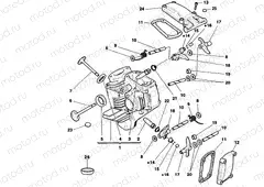 HORIZONTAL CYLINDER HEAD » VALVE DRIVE