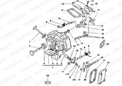 HORIZONTAL CYLINDER HEAD » VALVE DRIVE