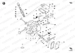 HORIZONTAL CYLINDER HEAD » VALVE DRIVE