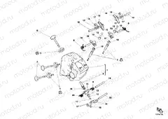 HORIZONTAL CYLINDER HEAD » VALVE DRIVE