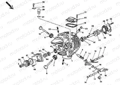 HORIZONTAL CYLINDER HEAD » VALVE DRIVE