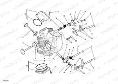 HORIZONTAL CYLINDER HEAD » VALVE DRIVE