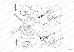 HORIZONTAL CYLINDER HEAD » VALVE DRIVE