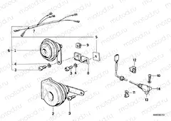 Horn, pulse generator speedometer