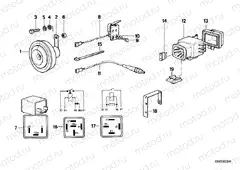 Horn / various relays and switches