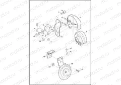 HORN - XL1200C, XL1200T