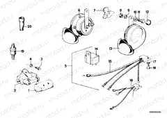 Horn/brake light switch