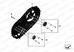 Housing cover for CVT