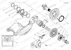 HUB, REAR WHEEL [MOD:DVL]