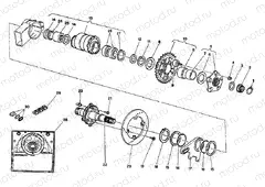 HUB, REAR WHEEL » REAR WHEEL