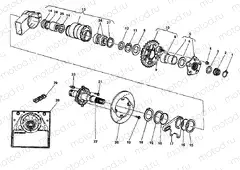 HUB, REAR WHEEL » REAR WHEEL