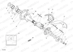 HUB, REAR WHEEL » REAR WHEEL
