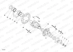 HUB, REAR WHEEL » REAR WHEEL