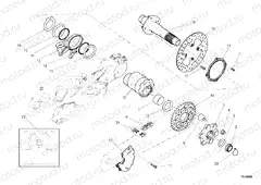 HUB, REAR WHEEL » REAR WHEEL