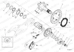 HUB, REAR WHEEL » REAR WHEEL