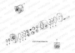 HYDRAULICS | HYDRAULICS, GEAR PUMP - D131D9JDJ/1L9JDJ/2M9JDJ (49BRUTUSPUMPGR13)