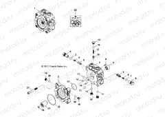 HYDRAULICS | HYDRAULICS, PUMP, VALVE HOUSING - R151DPD1AA/2D (49BRUTUSPUMPVALVE13)