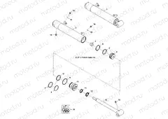 HYDRAULICS | HYDRAULICS, TILT CYLINDER - D131D9JDJ/1L9JDJ/2M9JDJ (49BRUTUSCYLTILT13)
