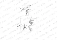 Ign Switch & Steer Lock 439975