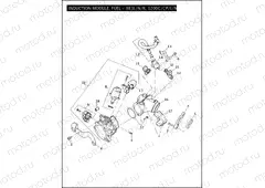 INDUCTION MODULE, FUEL - 883L/N/R, 1200C/CP/L/N/X