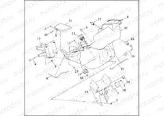 INNER FAIRING - FLTR MODELS