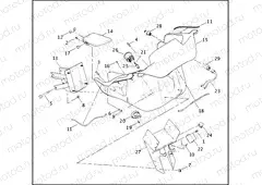 INNER FAIRING - FLTR MODELS