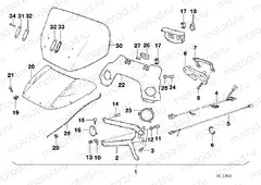Installing set windshield
