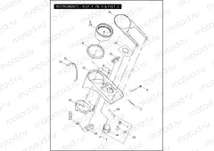 INSTRUMENTS - FLST, F, FB, N & FXST, C