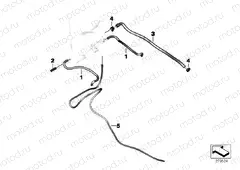 Intake muffler, mounting parts