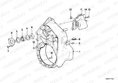 Intermediate housing/alternator cover