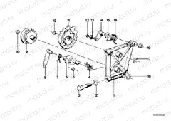 Internal shifting parts/shifting cam
