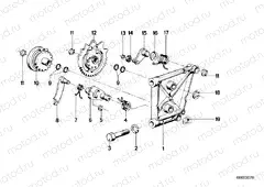 Internal shifting parts/shifting cam