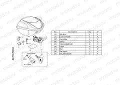 L70-20-00 KIT,TOP BOX *NHC70*