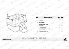 L71-23-06 KIT,TOP BOX 38L
