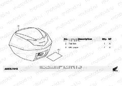 L72-24-Y1 KIT,TOP BOX B *NH1*