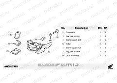 L73-21-52 KIT,TOP BOX LOCK