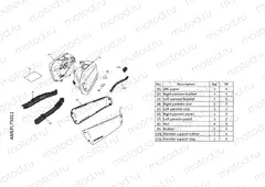 L75-22-11 KIT,PANNIER CASE SET NHB01