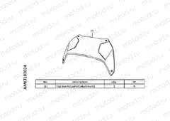 L83-22-04 PANEL TOP BOX AL