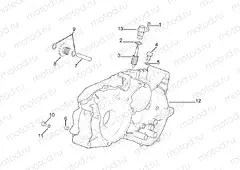 Left crankcase