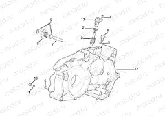 Left crankcase