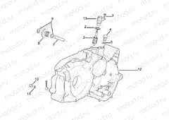 Left crankcase